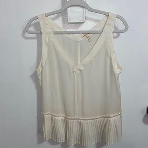 ✨Rebecca Taylor silk pleated tank top